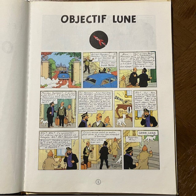 Bande Dessinée Tintin Objectif Lune