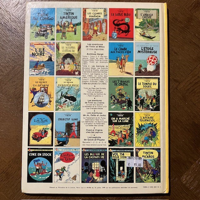 Bande Dessinée Tintin Objectif Lune