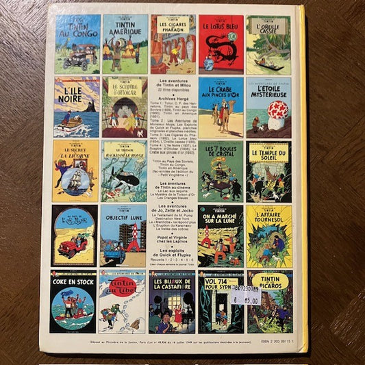 Bande Dessinée Tintin Objectif Lune