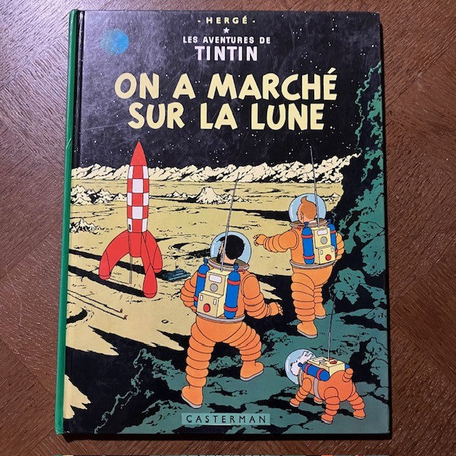 Bande Dessinée Tintin On A Marché Sur La Lune