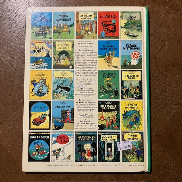 Bande Dessinée Tintin On A Marché Sur La Lune