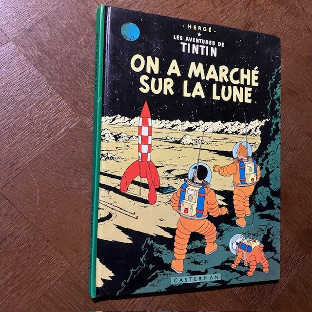 Bande Dessinée Tintin On A Marché Sur La Lune