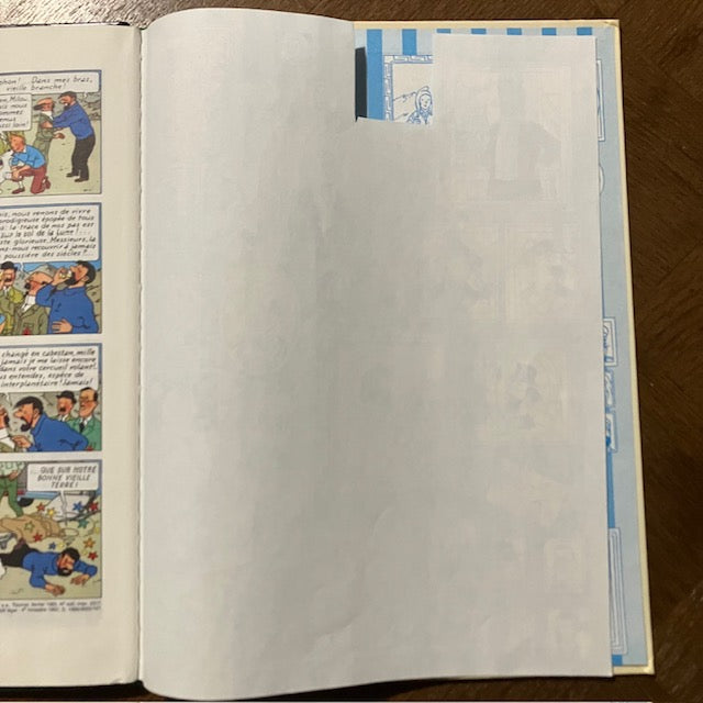 Bande Dessinée Tintin On A Marché Sur La Lune