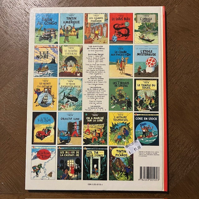 Bande Dessinée Tintin L' Oreille Cassée