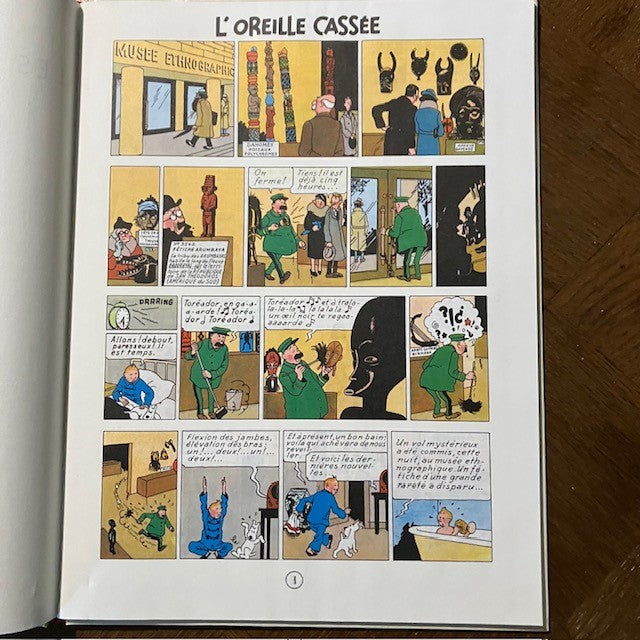 Bande Dessinée Tintin L' Oreille Cassée