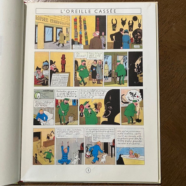 Bande Dessinée Tintin L' Oreille Cassée