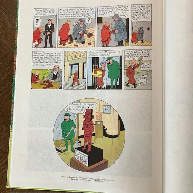 Bande Dessinée Tintin L' Oreille Cassée