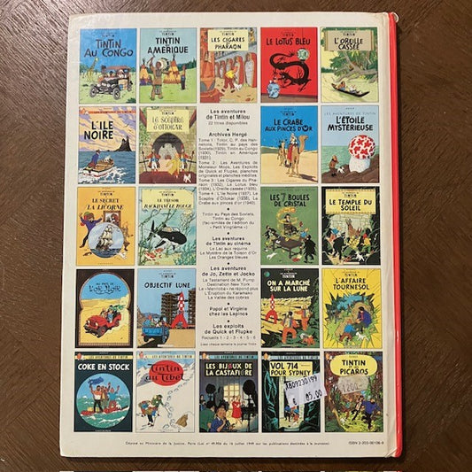 Bande Dessinée Tintin Le Crabe Aux Pinces D'or