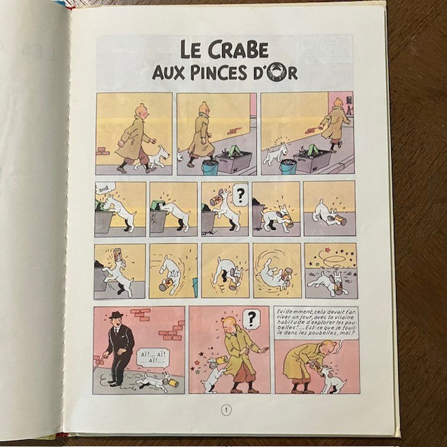 Bande Dessinée Tintin Le Crabe Aux Pinces D'or