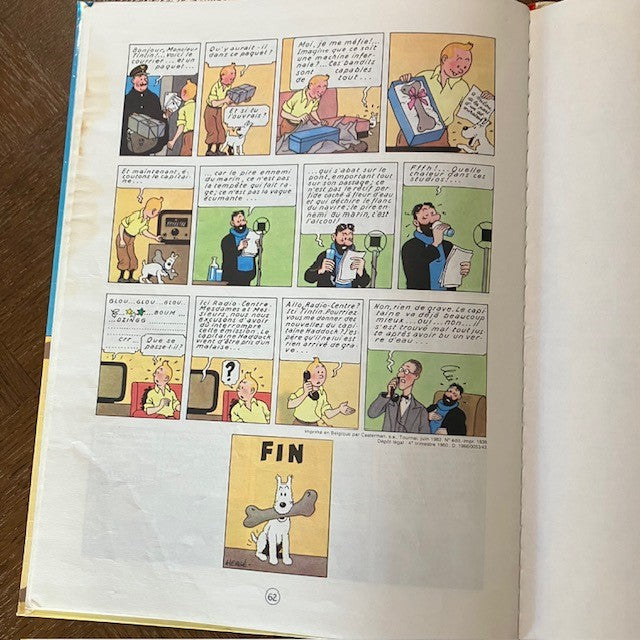 Bande Dessinée Tintin Le Crabe Aux Pinces D'or