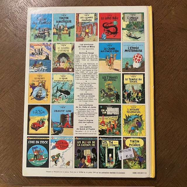 Bande Dessinée Tintin Le Trésor De Rackham Le Rouge