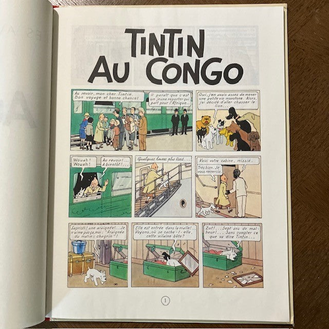 Bande Dessinée Tintin Au Congo
