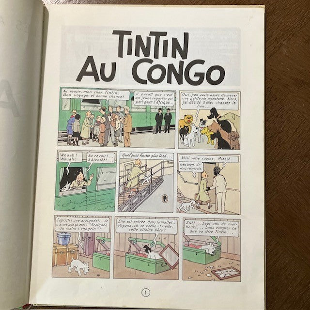 Bande Dessinée Tintin Au Congo