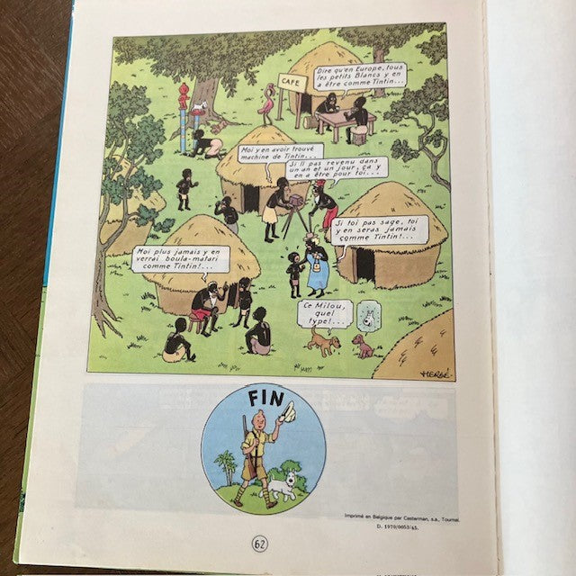 Bande Dessinée Tintin Au Congo