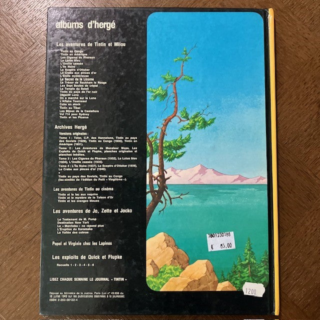 Bande Dessinée Tintin Et Le Lac Aux Requins