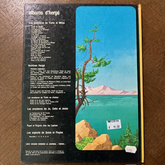 Bande Dessinée Tintin Et Le Lac Aux Requins