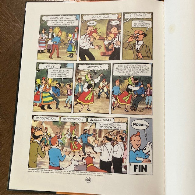 Bande Dessinée Tintin Et Le Lac Aux Requins
