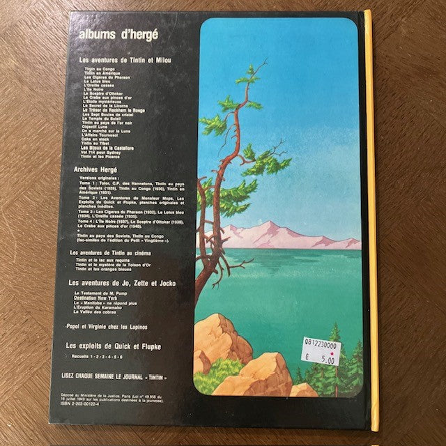 Bande Dessinée Tintin Et Le Lac Aux Requins