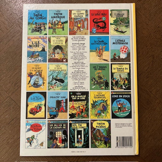 Bande Dessinée Tintin Objectif Lune