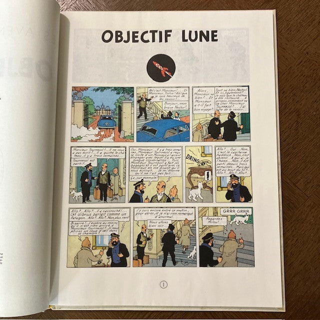 Bande Dessinée Tintin Objectif Lune