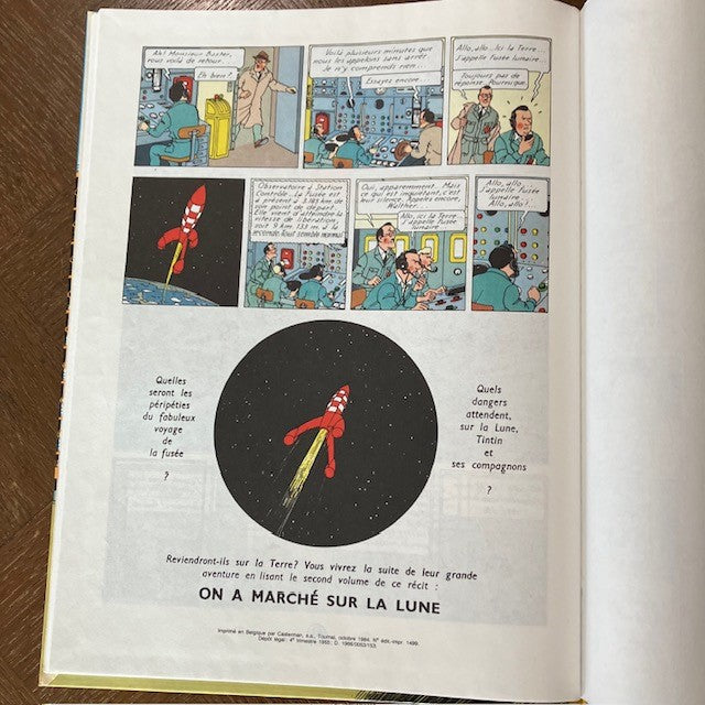 Bande Dessinée Tintin Objectif Lune