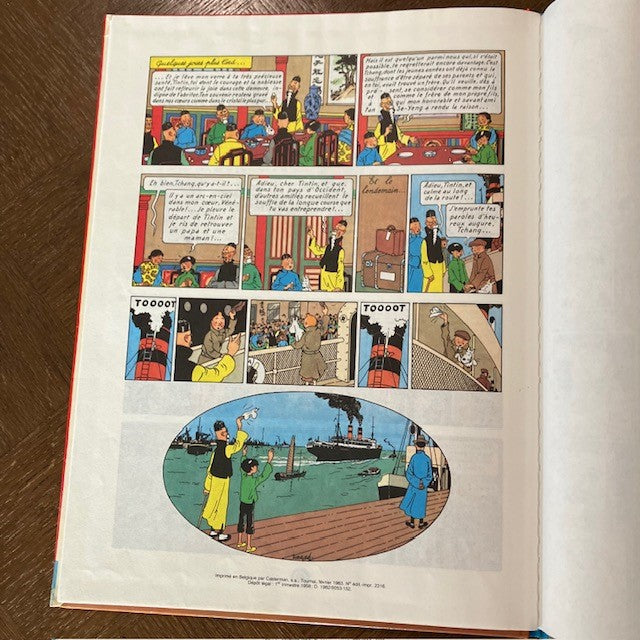 Bande Dessinée Tintin Le Lotus Bleu