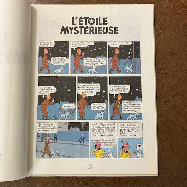 Bande Dessinée Tintin L'etoile Mystérieuse