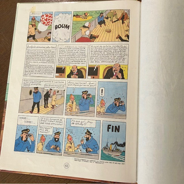 Bande Dessinée Tintin L'etoile Mystérieuse