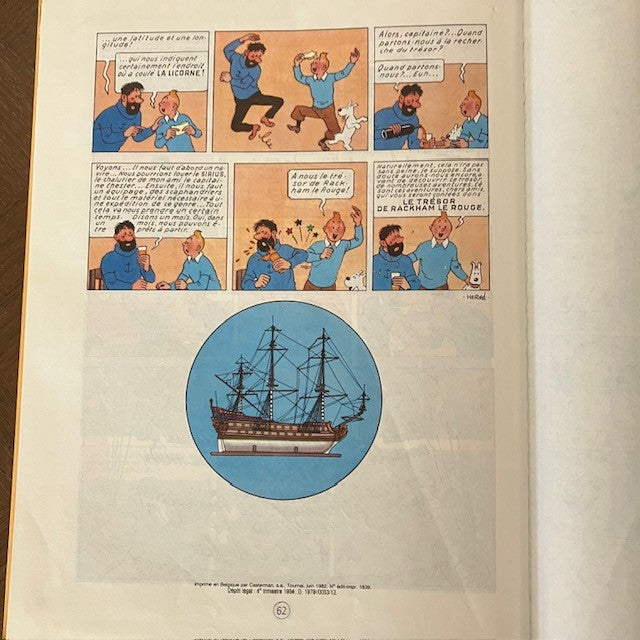 Bande Dessinée Le Secret De La Licorne
