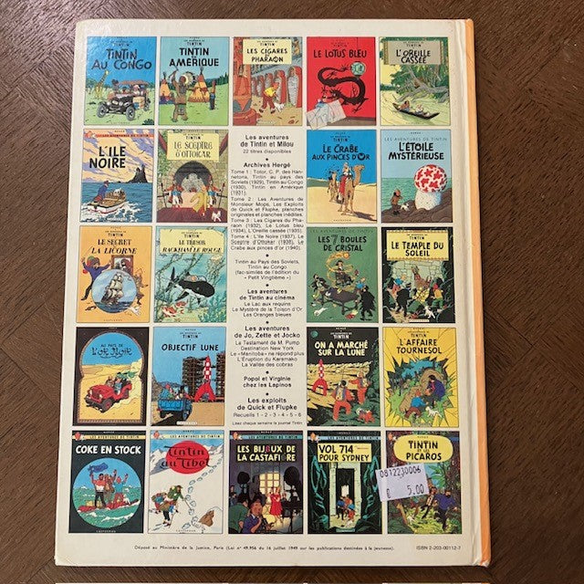 Bande Dessinée Tintin Les 7 Boules De Cristal