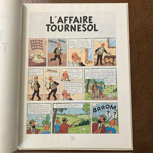 Bande Dessinée Tintin L'affaire Tournesol