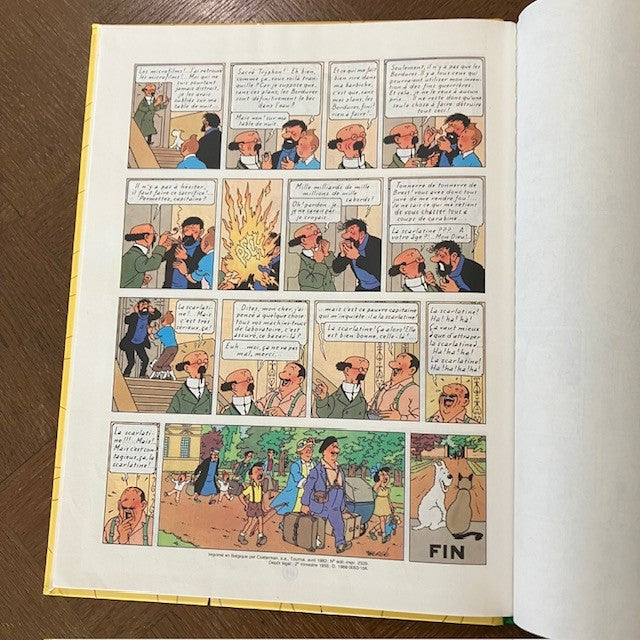 Bande Dessinée Tintin L'affaire Tournesol