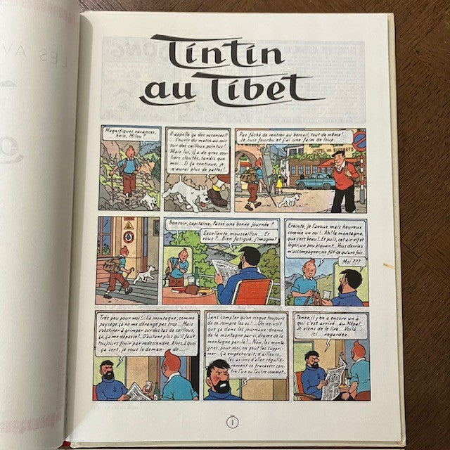 Bande Dessinée Tintin Au Tibet