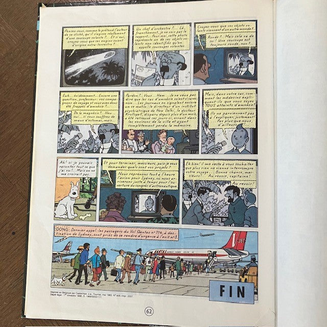 Bande Dessinée Tintin Vol 714 Pour Sydney
