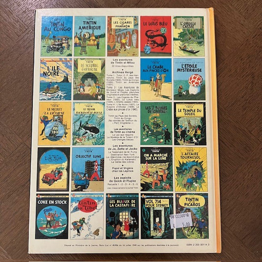 Bande Dessinée Tintin Au Pays De L'or Noir