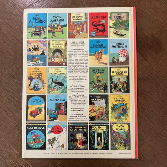 Bande Dessinée Tintin Le Temple Du Soleil