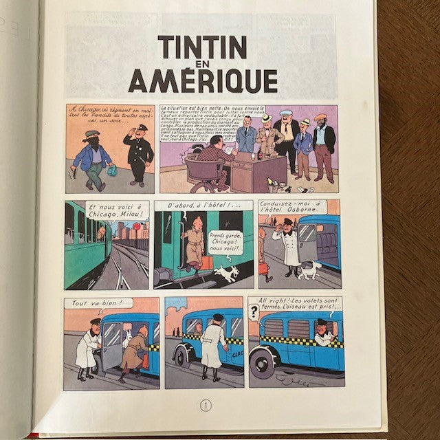 Bande Dessinée Tintin En Amérique
