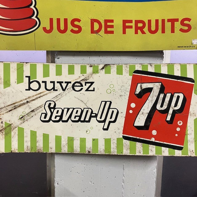 Tôle Publicitaire Seven Up