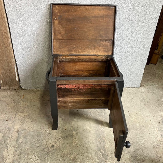 Tabouret Coffre En Bois