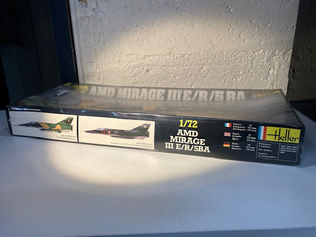 Maquette Heller N°253 AMD Mirage III E/R/5 BA