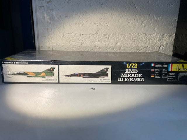 Maquette Heller N°253 AMD Mirage III E/R/5 BA