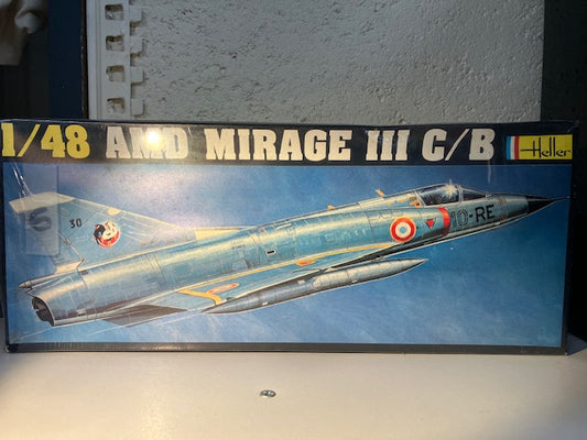 Maquette Heller N°599 AMD Mirage III C/B