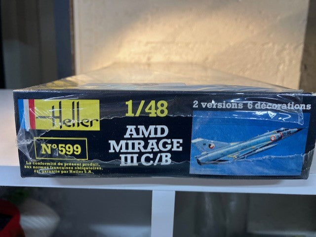 Maquette Heller N°599 AMD Mirage III C/B