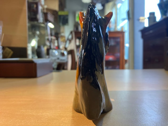 Sculpture Tête de Cheval , Presse papier, Plâtre
