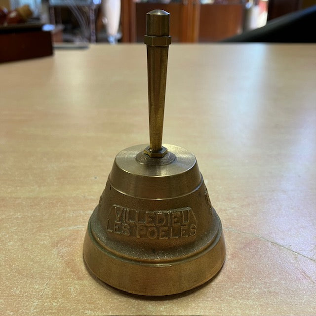 Clochette, Sonnette, Cloche De Table En Bronze, Annotation Villedieu Les Poêles