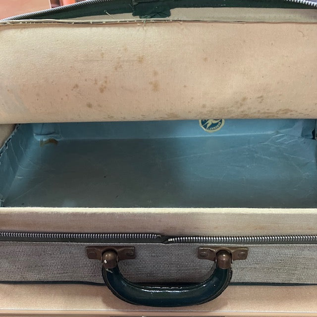 Valise TAI  Vintage  La Route De Tahiti, Compagnie Aérienne, Année 60