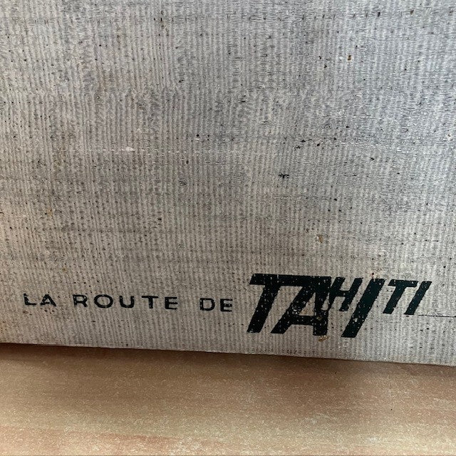 Valise TAI  Vintage  La Route De Tahiti, Compagnie Aérienne, Année 60