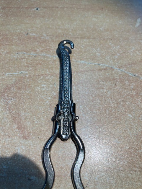 Tire-lacet , Crochet à Bottine Fin Xix ème - Pliant Mandoline