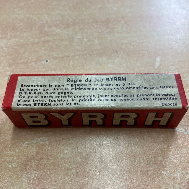 Jeux De Dés Byrrh