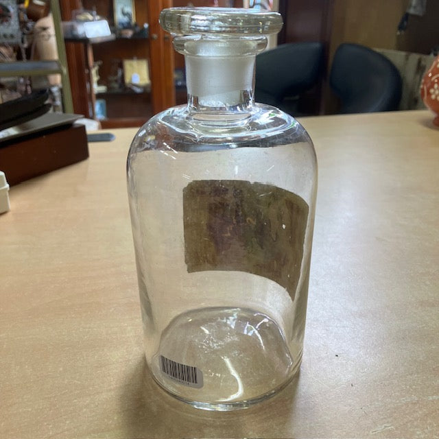 Ancienne Bouteille En Verre De Wisky, Apothicaire